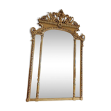 19th century mirror with glazing beads 195 x 116/126