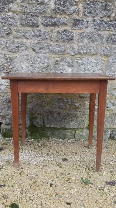Wooden side table