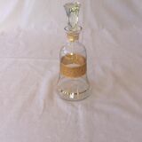 Vintage gold-plated bell-shaped carafe