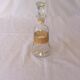 Vintage gold-plated bell-shaped carafe