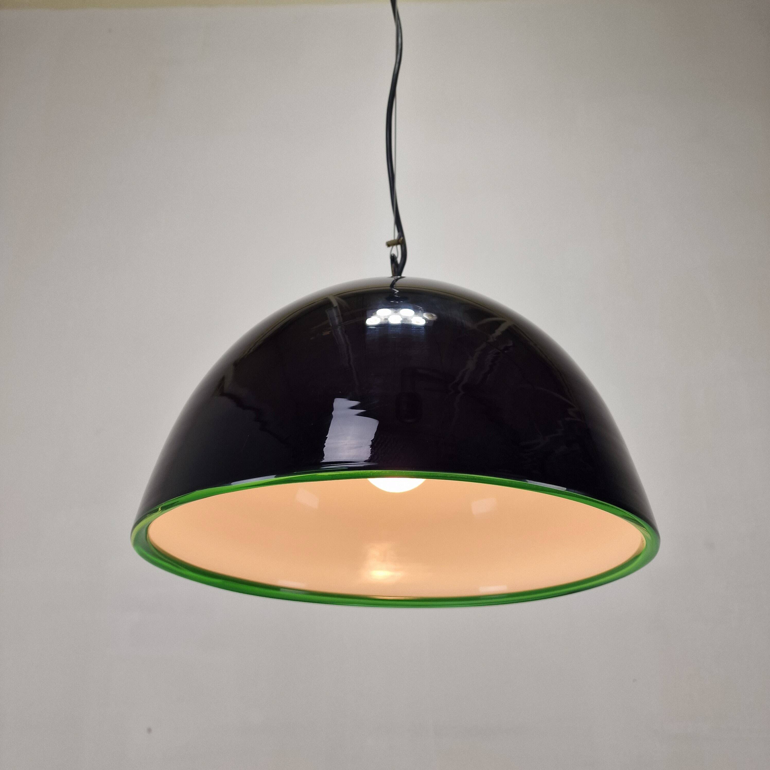 Vistosi Neverrino Murano Glass Lamp by Gae Aulenti