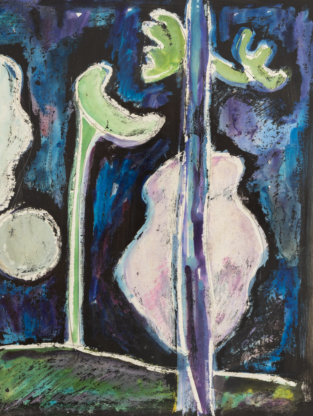 Algarve, aquarelle 1977, 66 x 57 cm