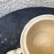 Digoin sarreguemines earthenware tea set consisting of 15 pieces antique cream