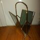 Brass magazine rack
