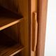 Danish teak cabinet with tambour doors, 1960s