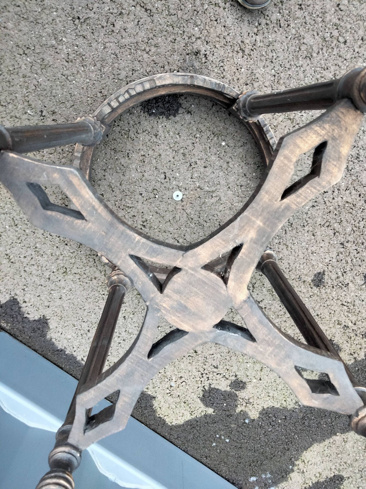 Pair of pedestal tables