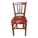 Floral fabric chair