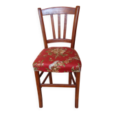 Floral fabric chair