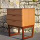 EUROPA vintage drawer unit, bedside table, end table, small chest of drawers