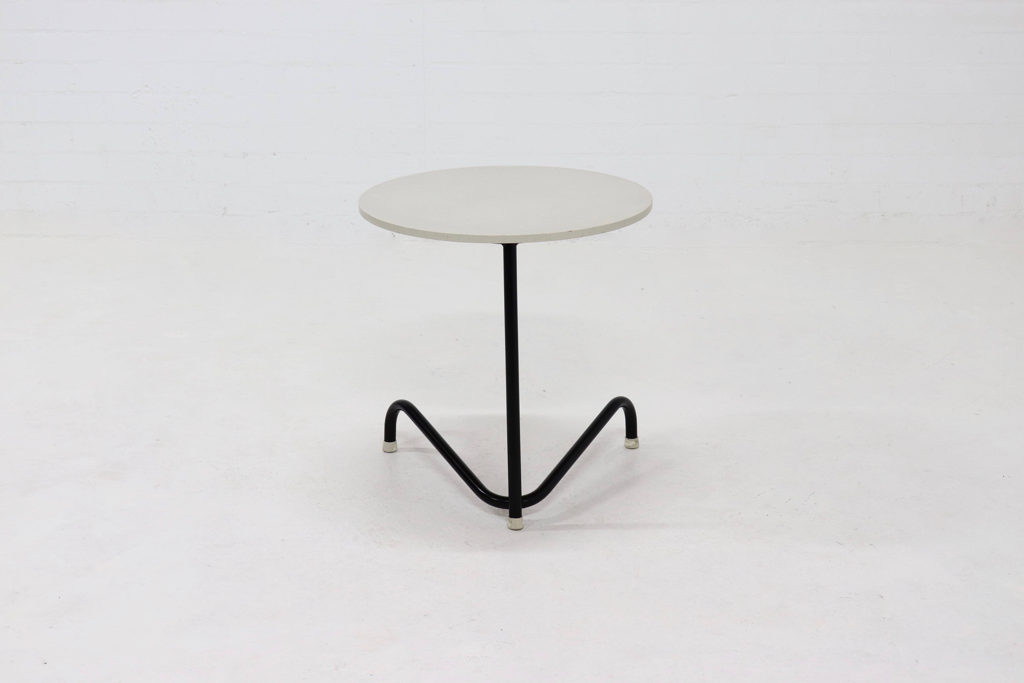 Dutch Tripod Side Table by Kuperus 1950s