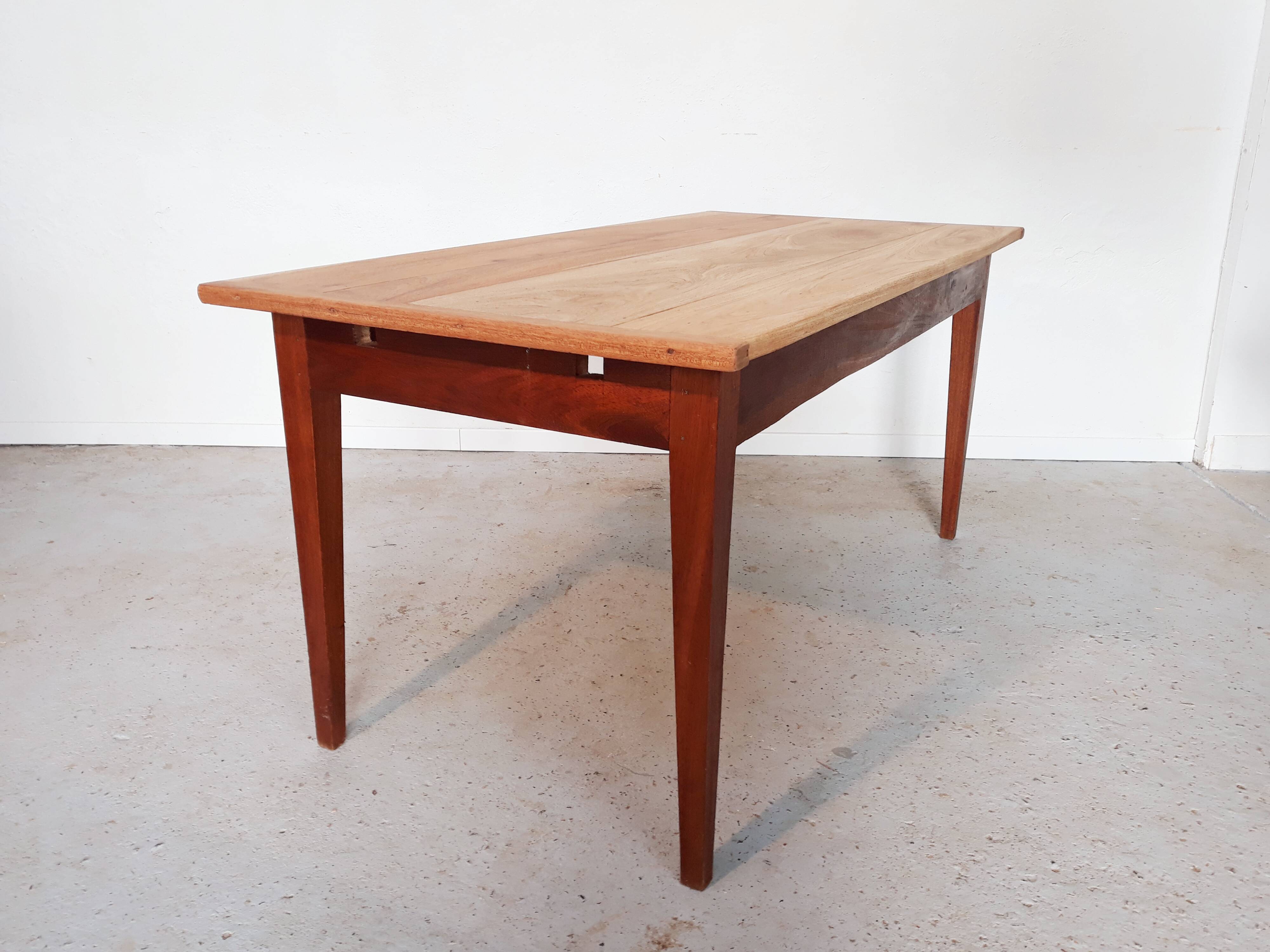 Table de ferme avec rallonges 6 à 12 personnes