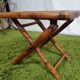 Table basse pliante bambou