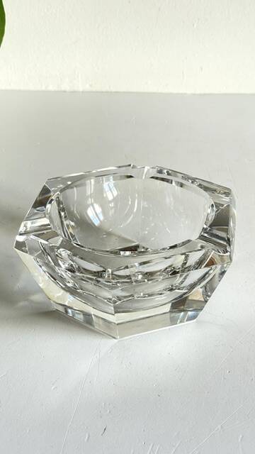 CENDRIER Vide-Poche CRISTAL Vintage