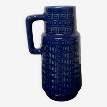Vase w.g. scheurich bleu cobalt