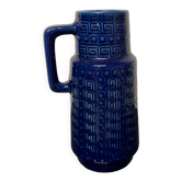 Vase w.g. scheurich bleu cobalt