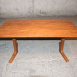 Transformable coffee table teak 60s