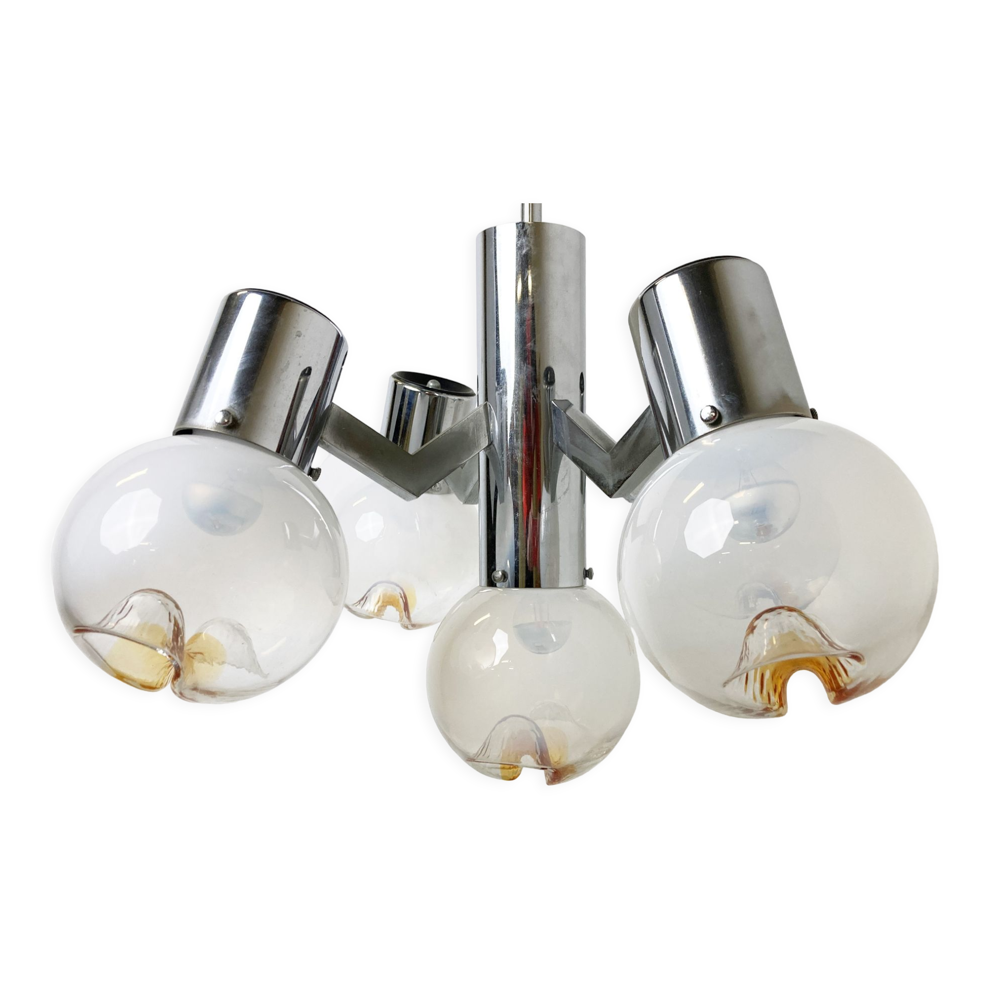 Vintage Mazzega chandelier, 1960s