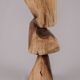Solid wood sculptural side table, original contemporary design, logniture