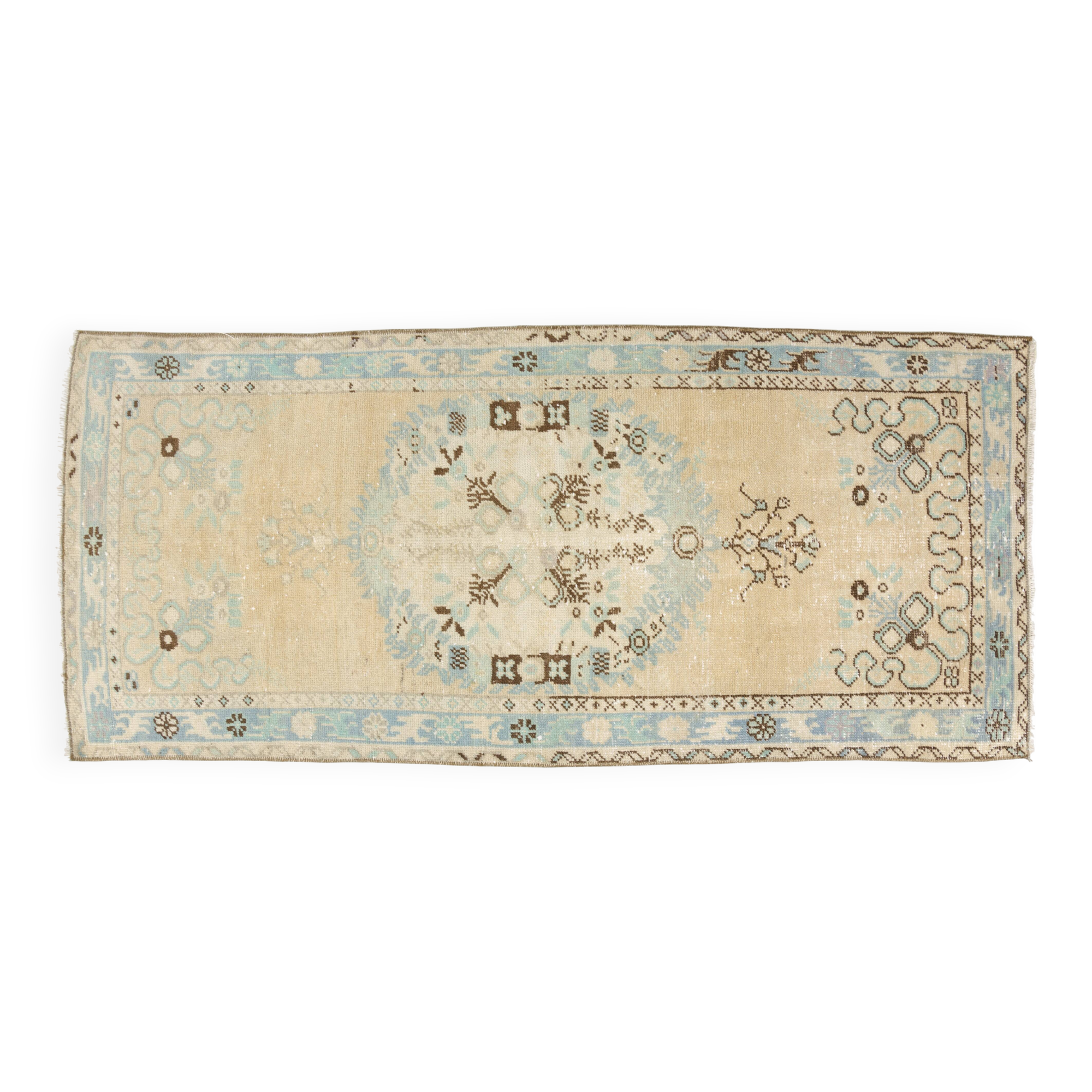 Small Antique Wool Carpet