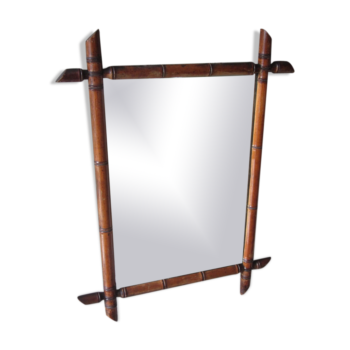 Bamboo mirror - 57x44cm