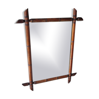 Bamboo mirror - 57x44cm