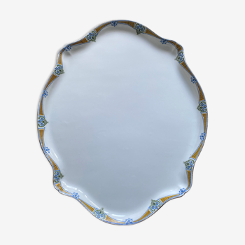 Limoges porcelain top "Forget-me-nots" old