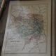 Map of Seine-et-Oise, France. Antique printed in 1889.