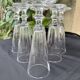 6 Champagne Flutes – 19th Century Cut Crystal – Baccarat/St.Louis