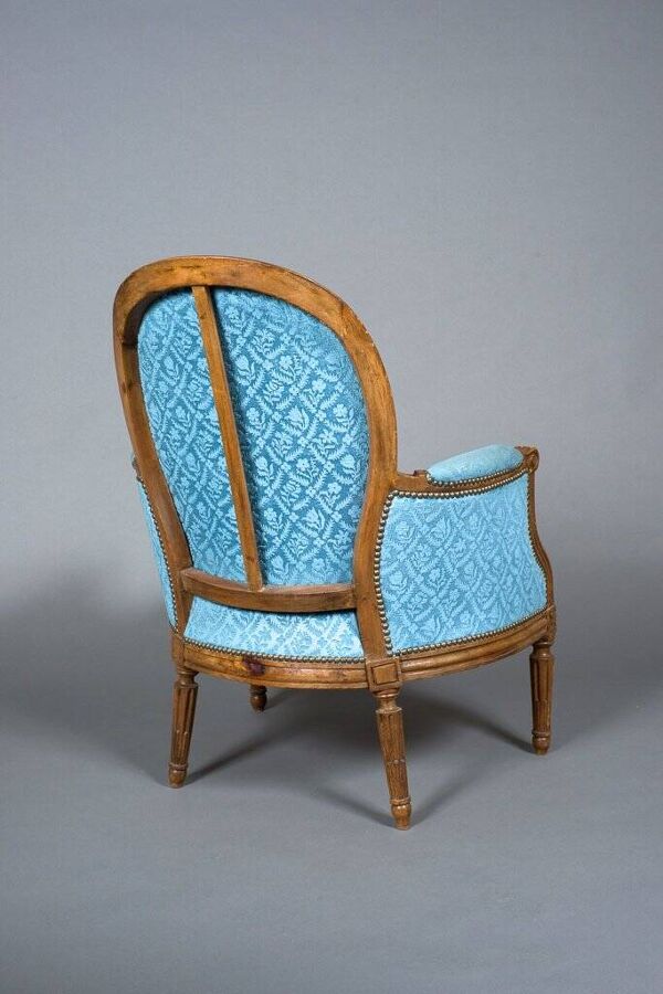 Bergère d'époque Louis XVI estampillée