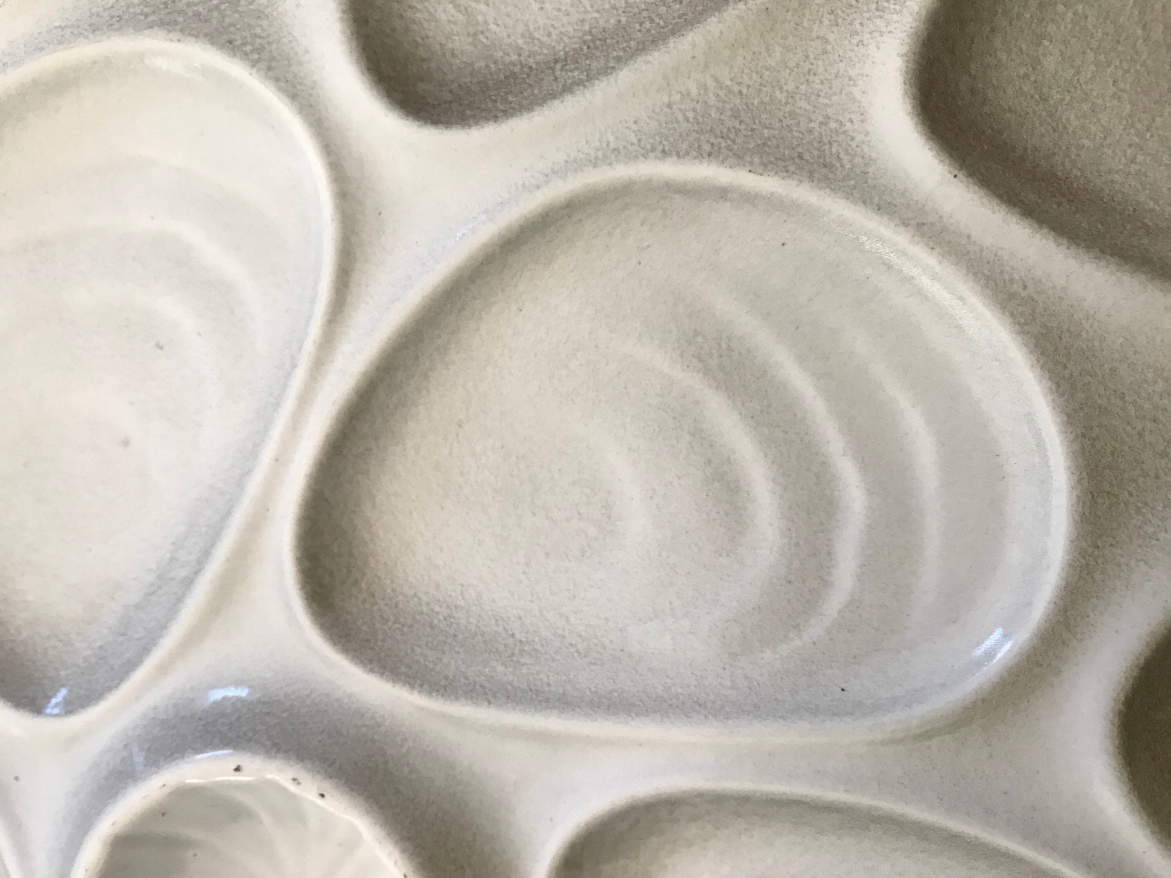 Plat à huître en céramique Salins