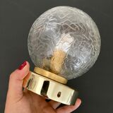 Wall lamp vintage glass globe