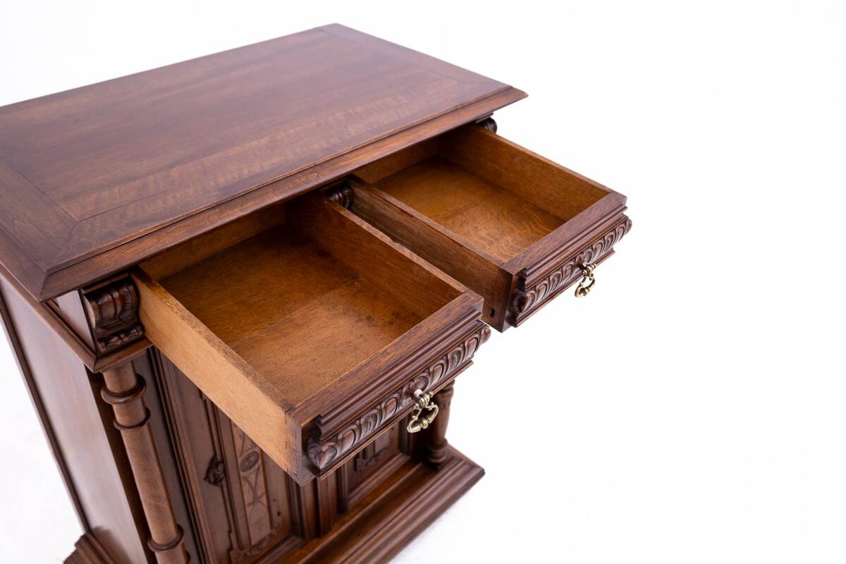 Eclectic chest of drawers, France, circa 1890. After renovation.