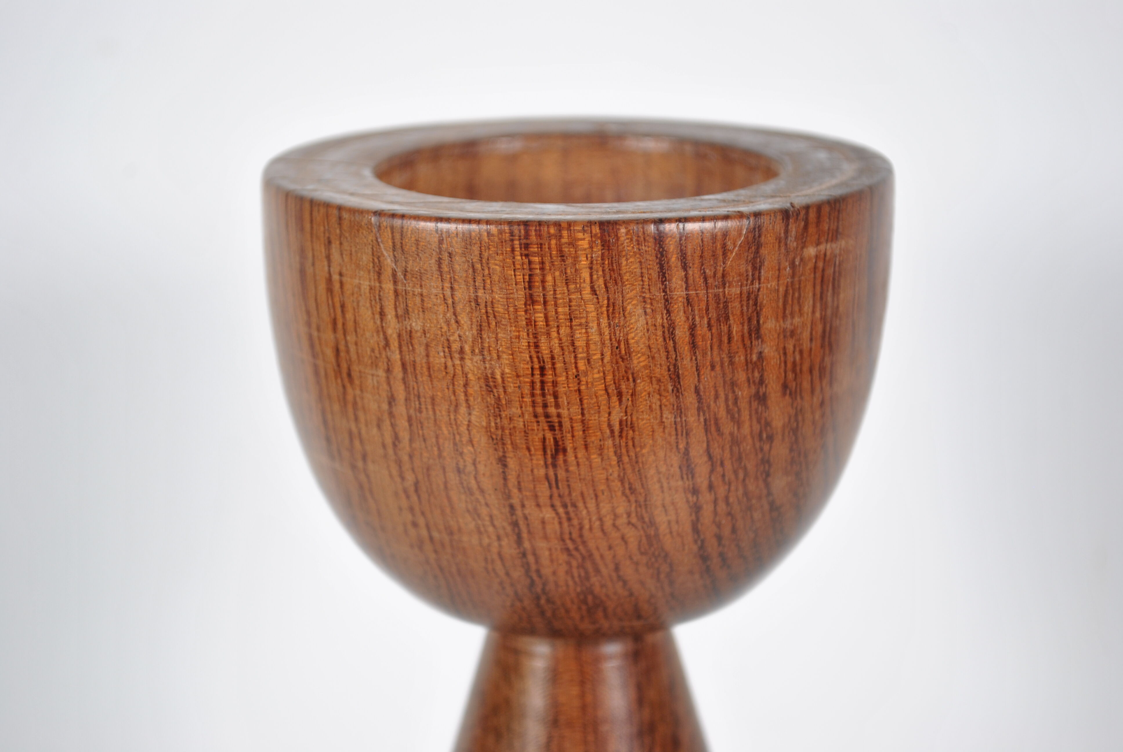 Teak candle holder 1970