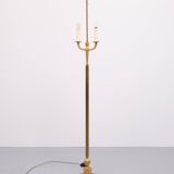 Lampadaire Empire en bronze doré, France, années 1950