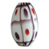 Murano Glass Colorful Ovoid Shaped Vase in The Style of A.Ve.M, Italy, 1960s