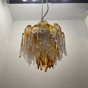 Large Murano Glass Chandelier 1970’s by Mazzega