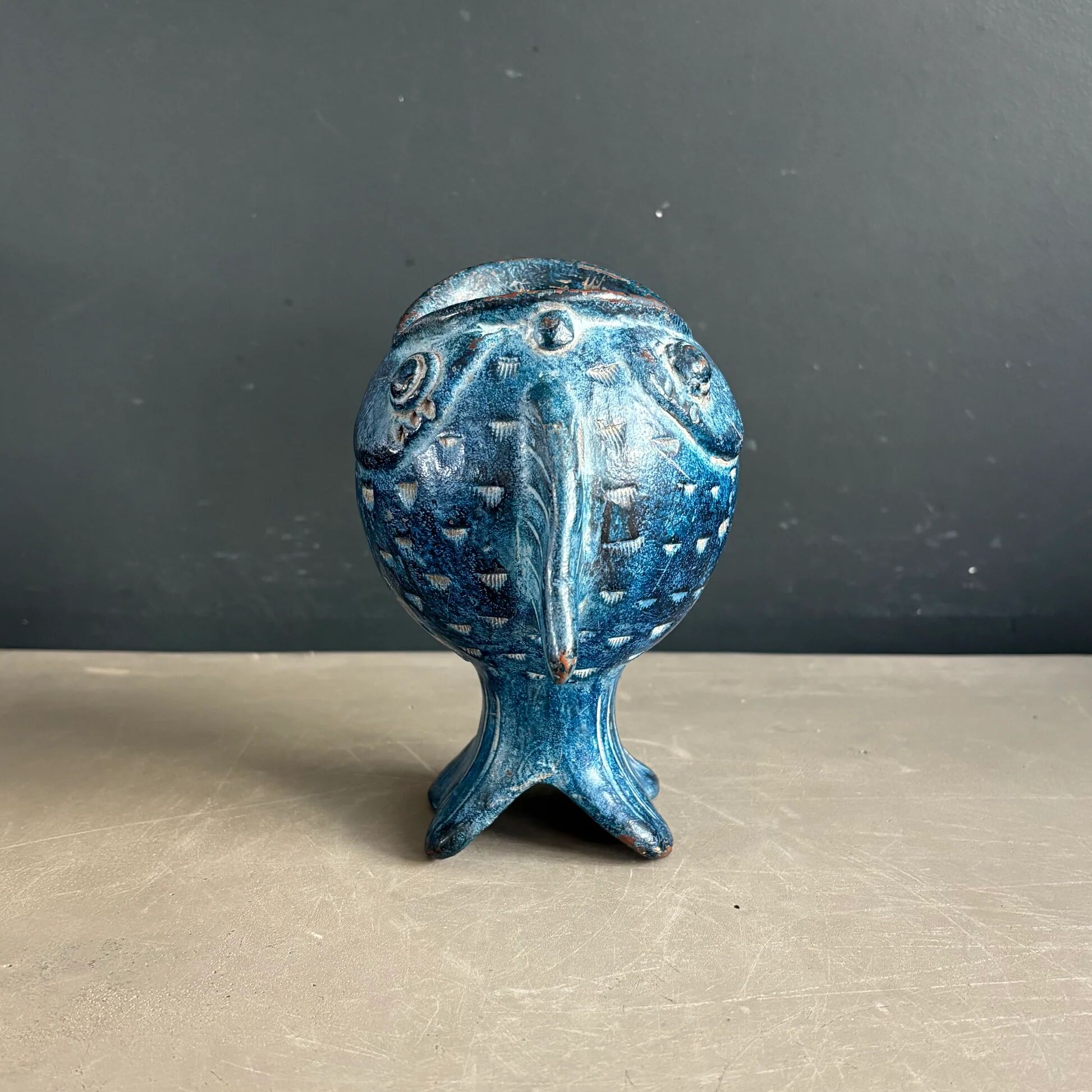 Vase - vintage ceramic fish ashtray