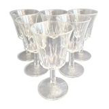 Set of 6 vintage wine glasses