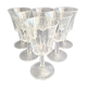 Set de 6 verres à vin vintage
