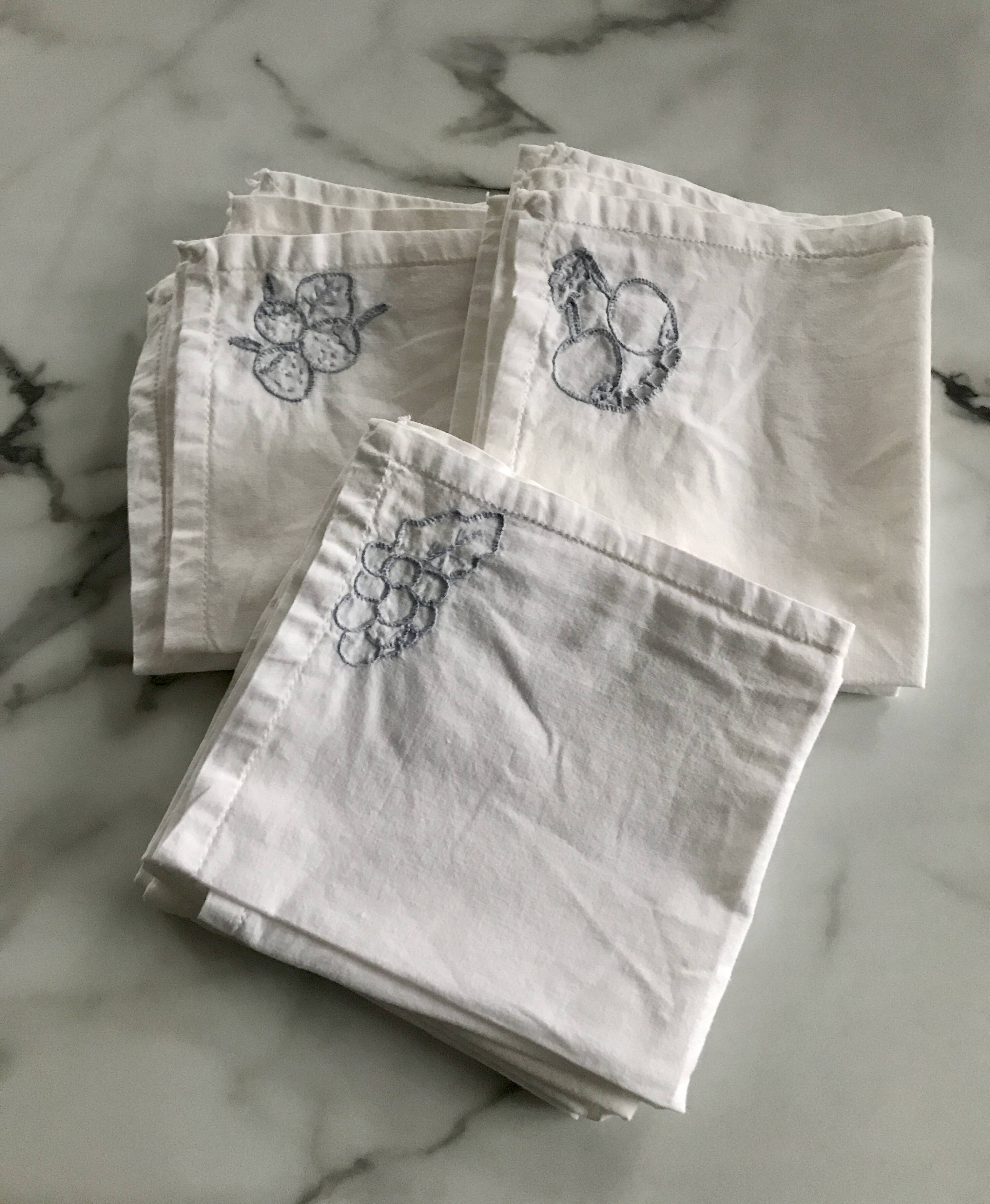 Embroidered towels