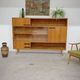 Set of 2 furniture pieces: Large sideboard Libena and Buffet U458 Jiroutek in yellow.