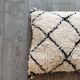 Coussin berbère marocain beni ouarain fait main 50 x 50 cm