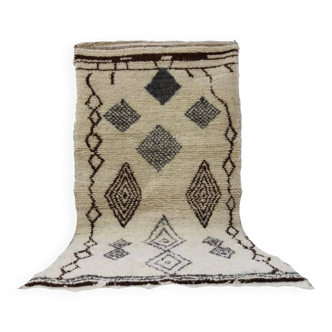 Handcrafted moroccan berber rug 172 x 87 cm