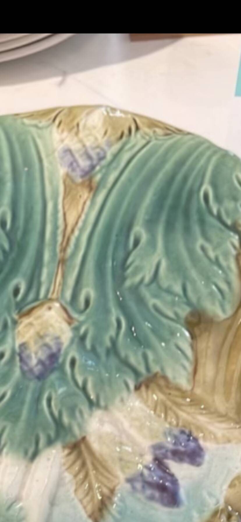 Asparagus service, British pop-up.