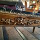 Table basse bois et marbré
