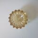 Vintage crystal ashtray, signed P.D Avesn 1940