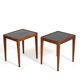 Pair of Danish Side Tables with Formica Tops