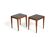 Pair of Danish Side Tables with Formica Tops