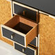 Italian cork and brass sideboard 1770s