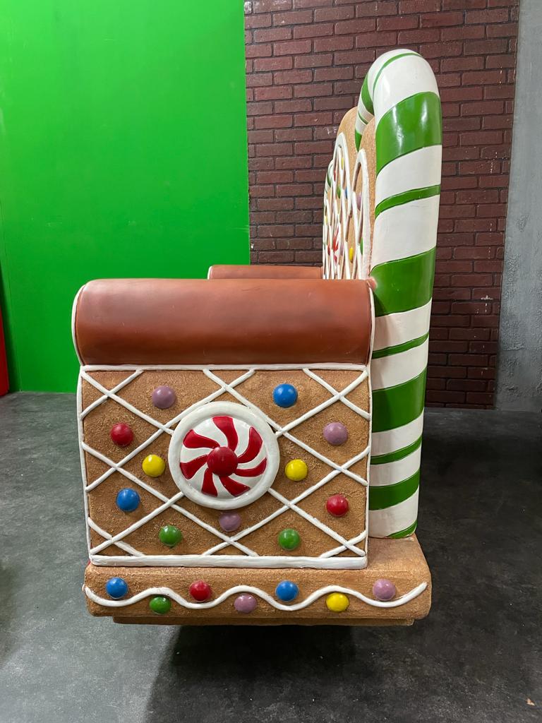 Gingerbread bench